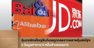 News Update: หุ้นเทคยักษ์ใหญ่จีนกังวลถูกถอดจากตลาดหุ้นสหรัฐฯ 3 วันมูลค่าหาย 6 หมื่นล้านดอลลาร์