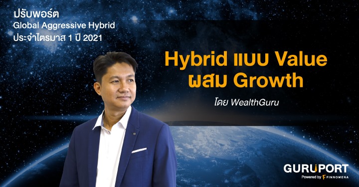 Global Aggressive Hybrid ปรับพอร์ตประจำไตรมาส 1 ปี 2021: Hybrid แบบ Value ผสม Growth