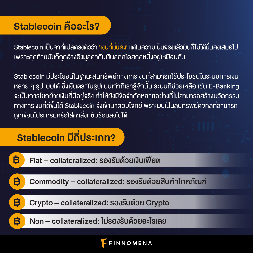 มารู้จัก Stablecoin ประเภทต่าง ๆ ในโลกของ Cryptocurrency