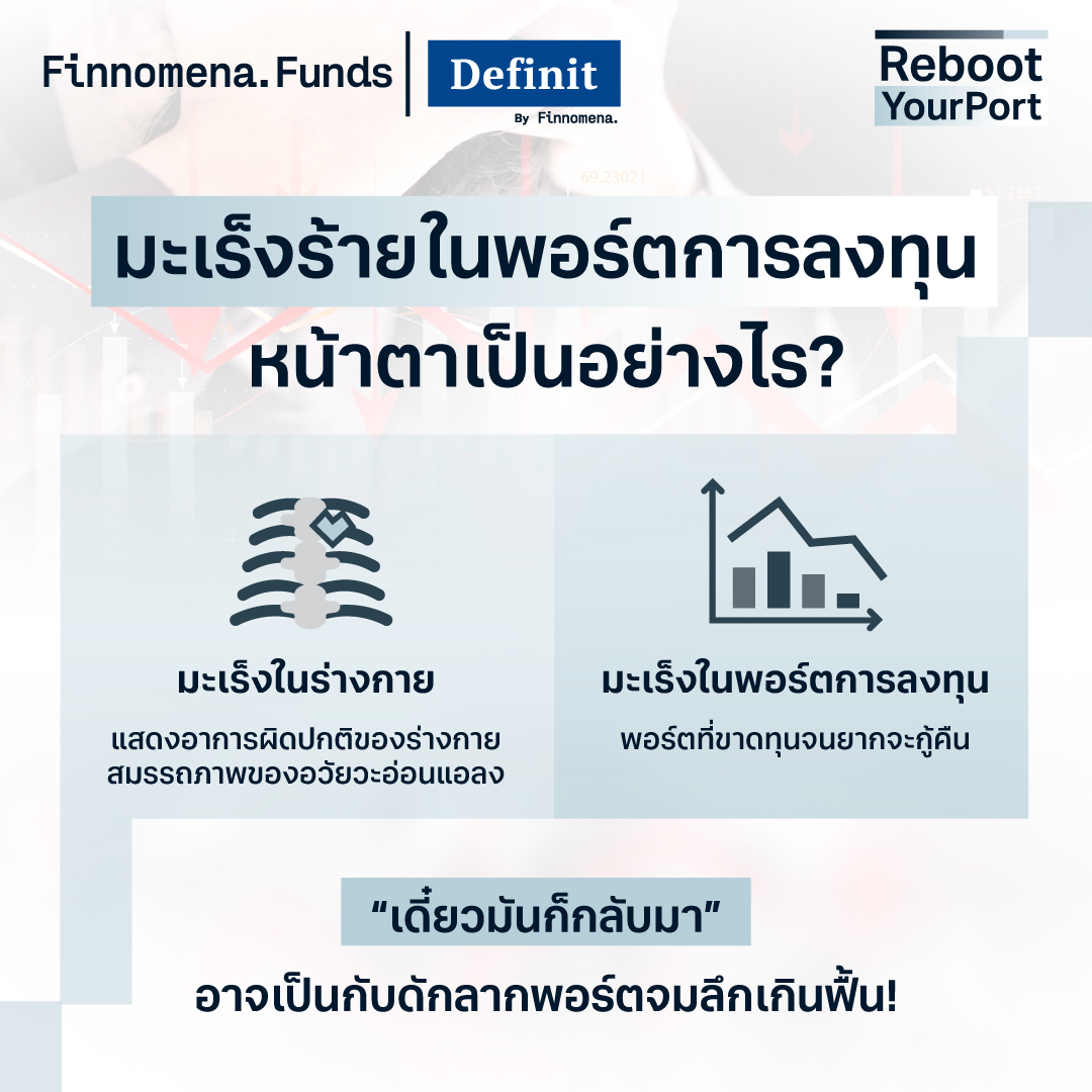 พอร์ตติดลบหนัก เพราะมีมะเร็งร้ายในพอร์ตรึเปล่า?