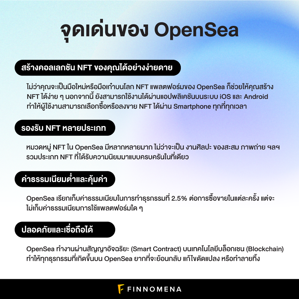 OpenSea คืออะไร? ทำความรู้จักกับตลาด NFT ที่ใหญ่ที่สุดในโลก