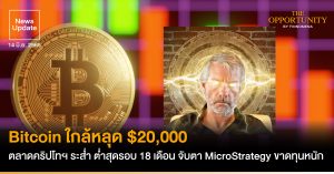 News Update: Bitcoin ใกล้หลุด $20,000 ตลาดคริปโทฯ ระส่ำ ต่ำสุดรอบ 18 เดือน จับตา MicroStrategy ขาดทุนหนัก