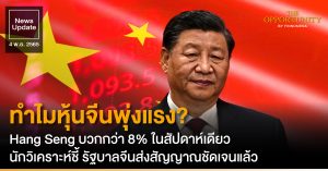 News Update: ทำไมหุ้นจีนพุ่งแรง? Hang Seng บวกกว่า 8% ในสัปดาห์เดียว นักวิเคราะห์ชี้ รัฐบาลจีนส่งสัญญาณชัดเจนแล้ว