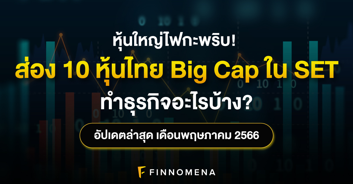 หุ้นใหญ่ไฟกะพริบ! ส่อง 10 หุ้นไทย Big Cap ใน SET ทำธุรกิจอะไรบ้าง? อัปเดตล่าสุด เดือนพฤษภาคม 2566