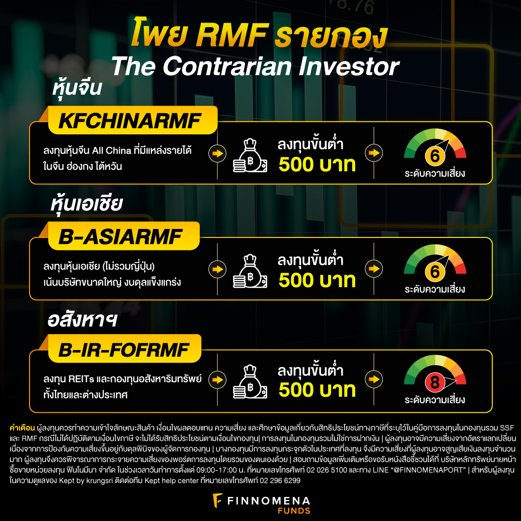 โพยกองทุน SSF RMF สายสวนตลาด