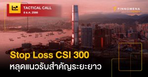 Tactical Call: Stop Loss CSI 300 หลังหลุดแนวรับสำคัญระยะยาว