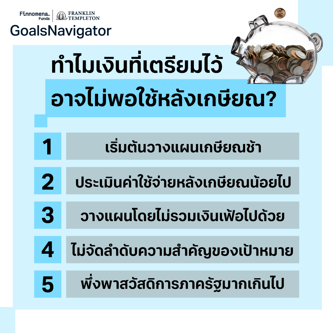 แน่ใจแค่ไหนว่า เงินที่เตรียมไว้ พอใช้หลังเกษียณ?