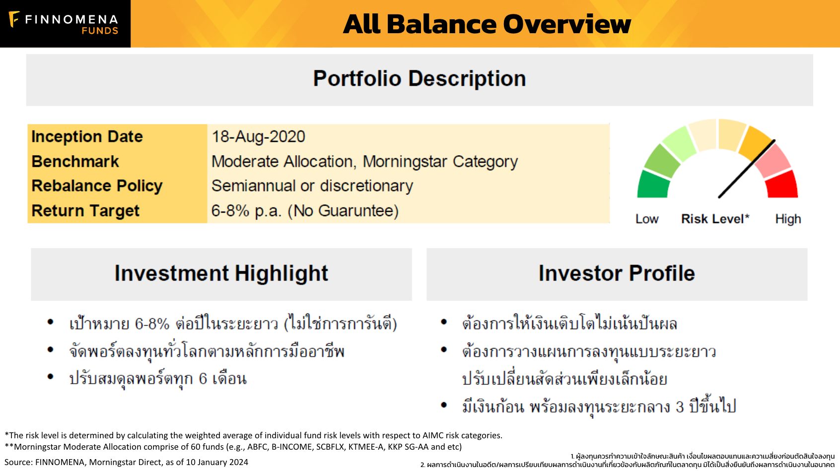 ไม่หวั่นแม้ตลาดผันผวน! แนะนำพอร์ตการลงทุนทางสายกลาง