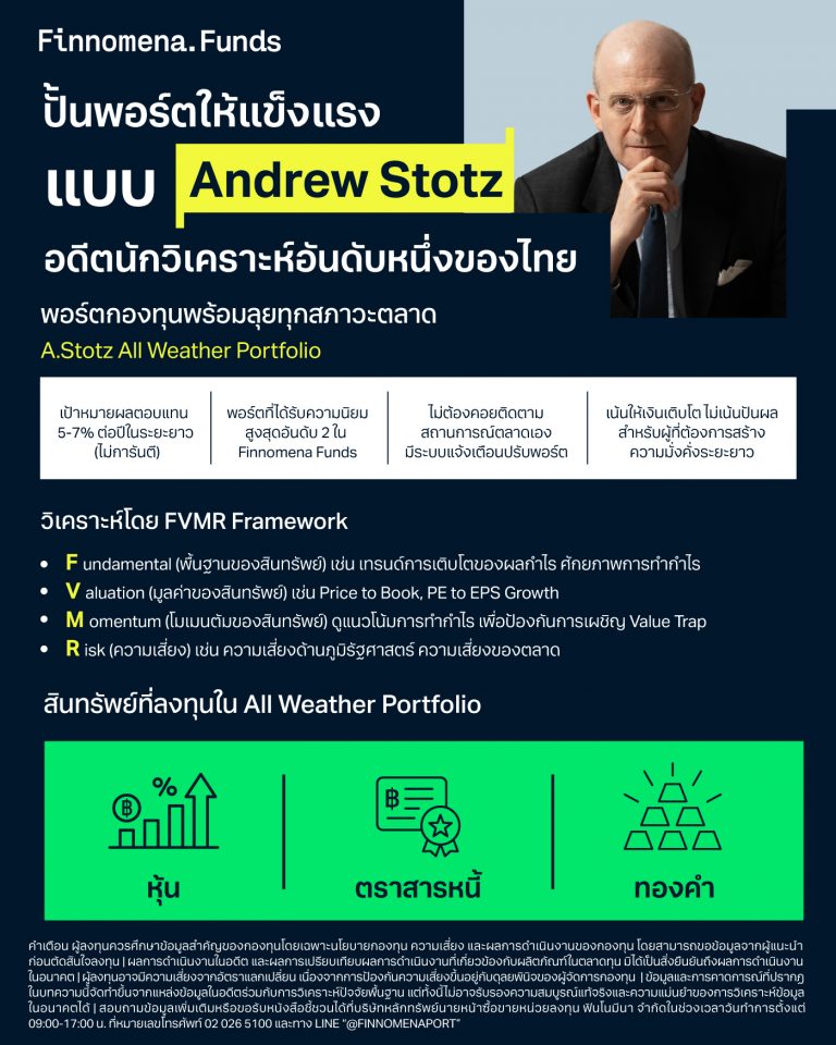 ปั้นพอร์ตให้แข็งแรงแบบ Andrew Stotz อดีตนักวิเคราะห์อันดับหนึ่งของไทย ...