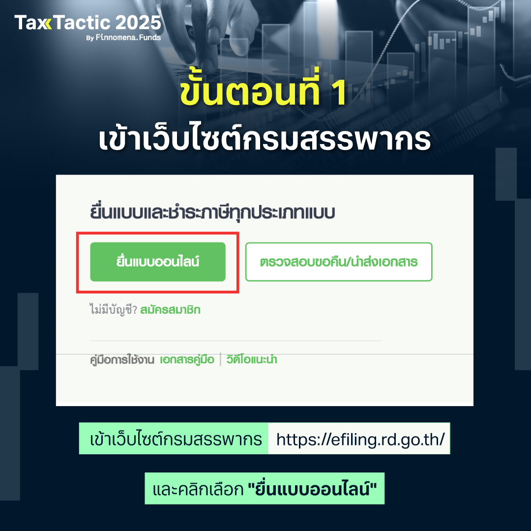 วิธียื่นภาษีออนไลน์ 2568 สรุปให้เข้าใจง่ายทุกขั้นตอน มือใหม่ทำตามได้ด้วยตัวเอง