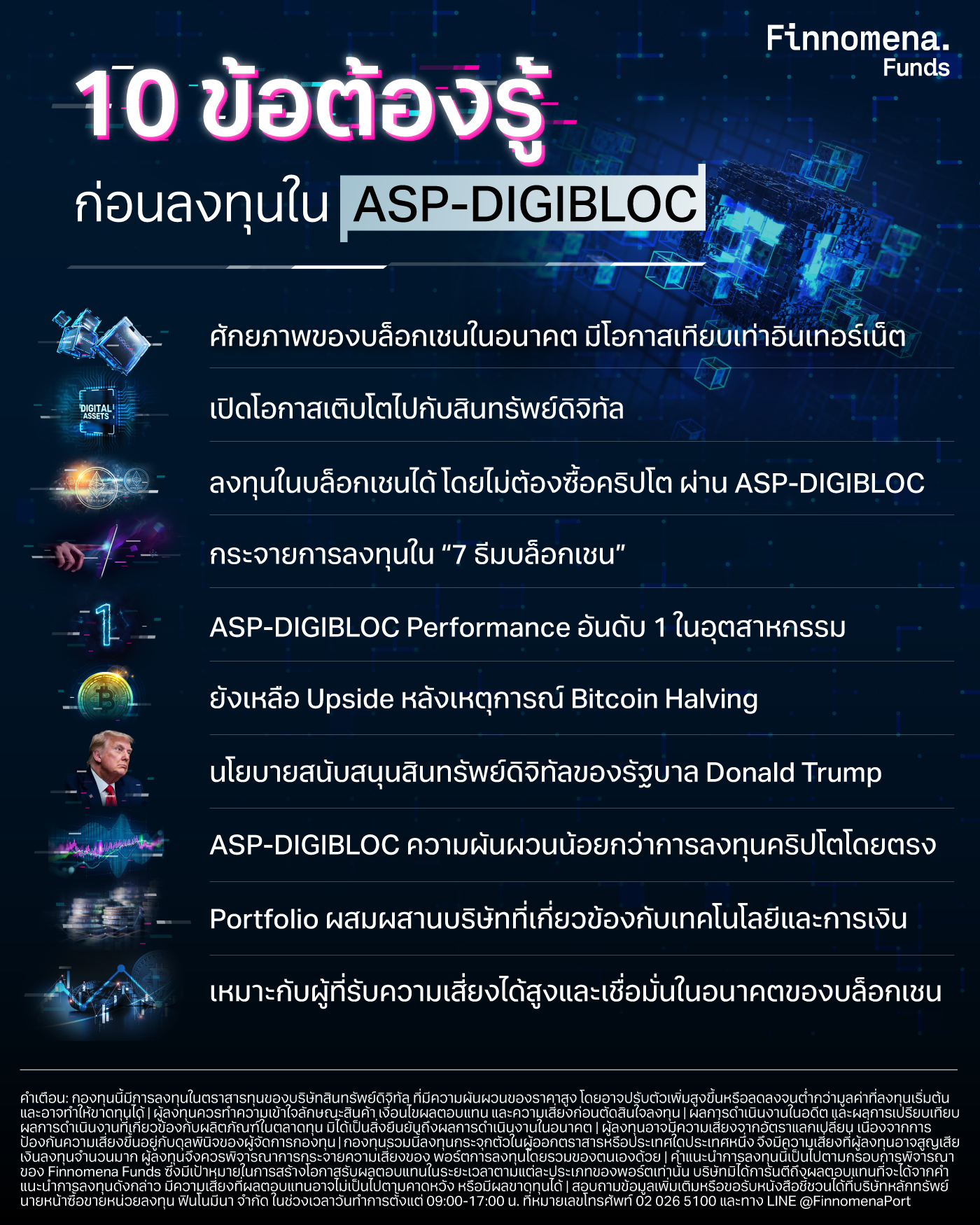 10 ข้อต้องรู้ ก่อนลงทุนใน ASP-DIGIBLOC