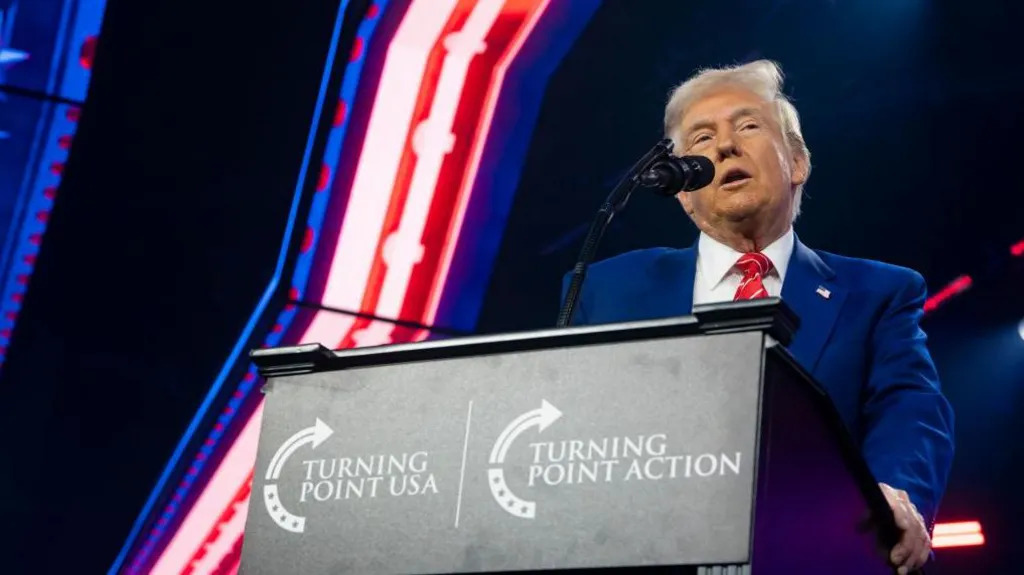 Donald Trump ในงาน Turning Point USA