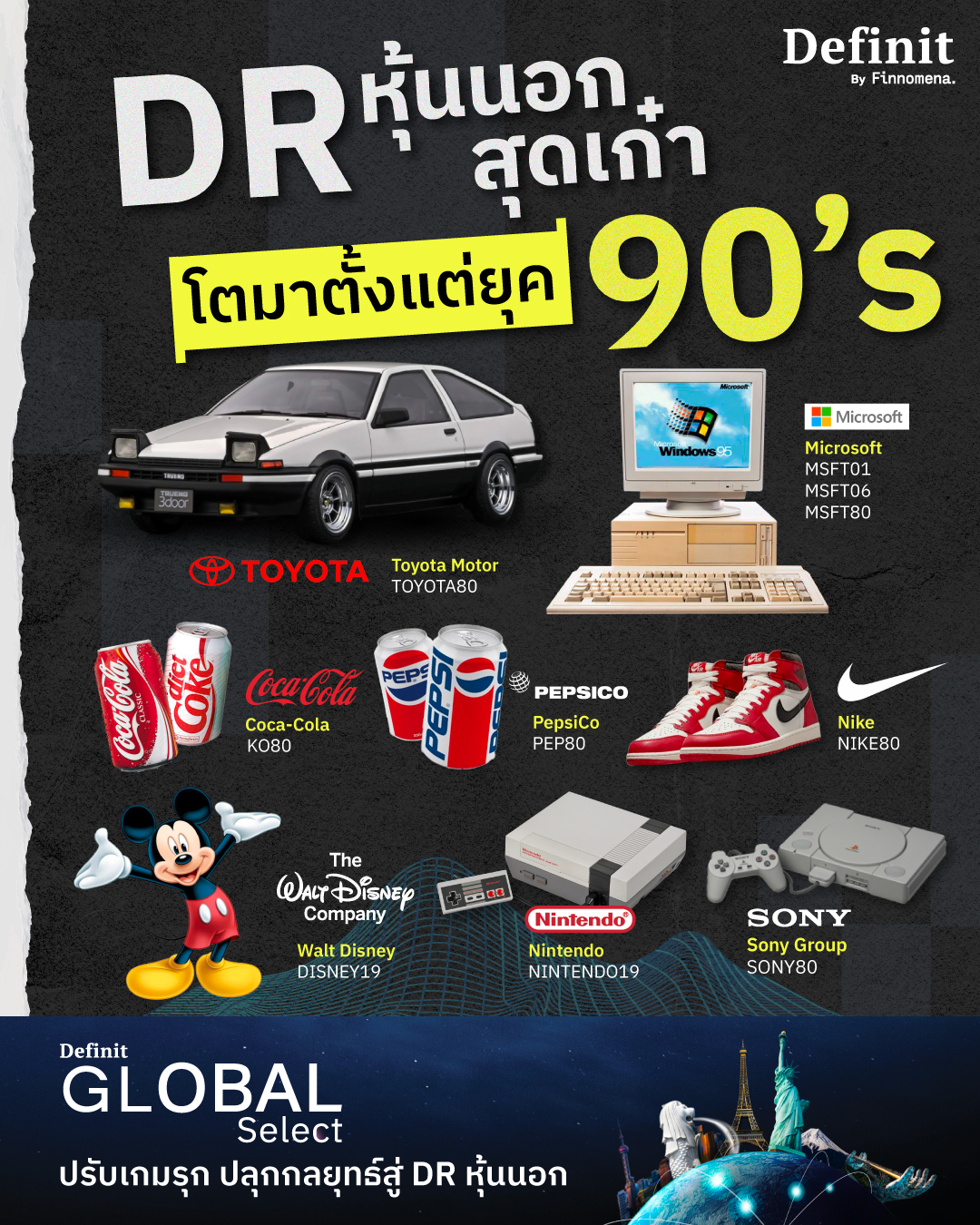 DR หุ้นนอก ยุค 90