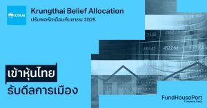 Krungthai Belief Allocation ปรับพอร์ตเดือนกันยายน 2025 : เข้าหุ้นไทยรับดีลการเมือง