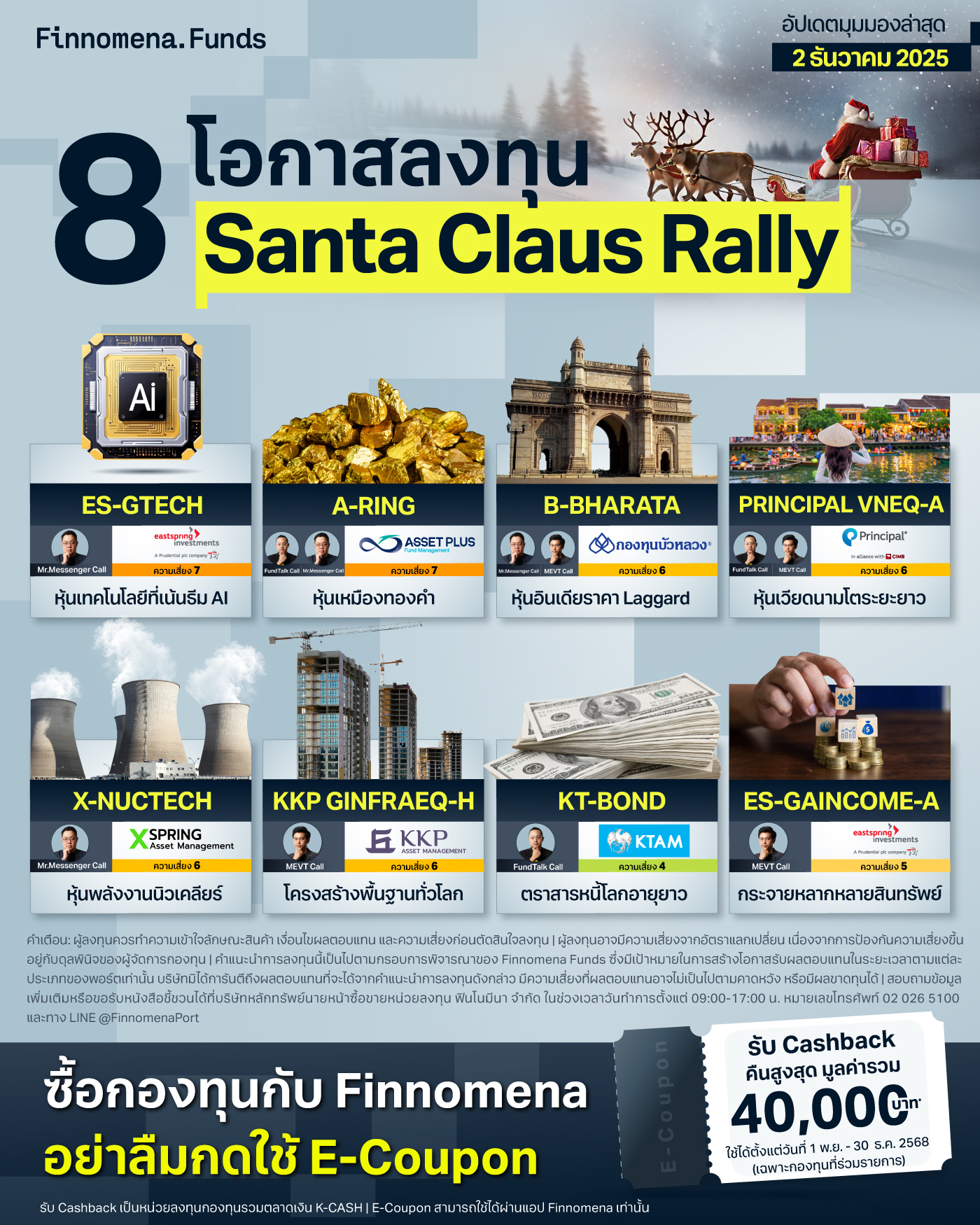 กองทุนแนะนำ Santa Claus Rally