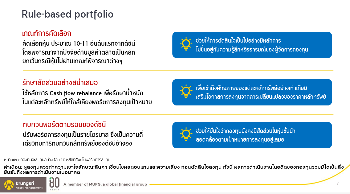 Rule-based Portfolio