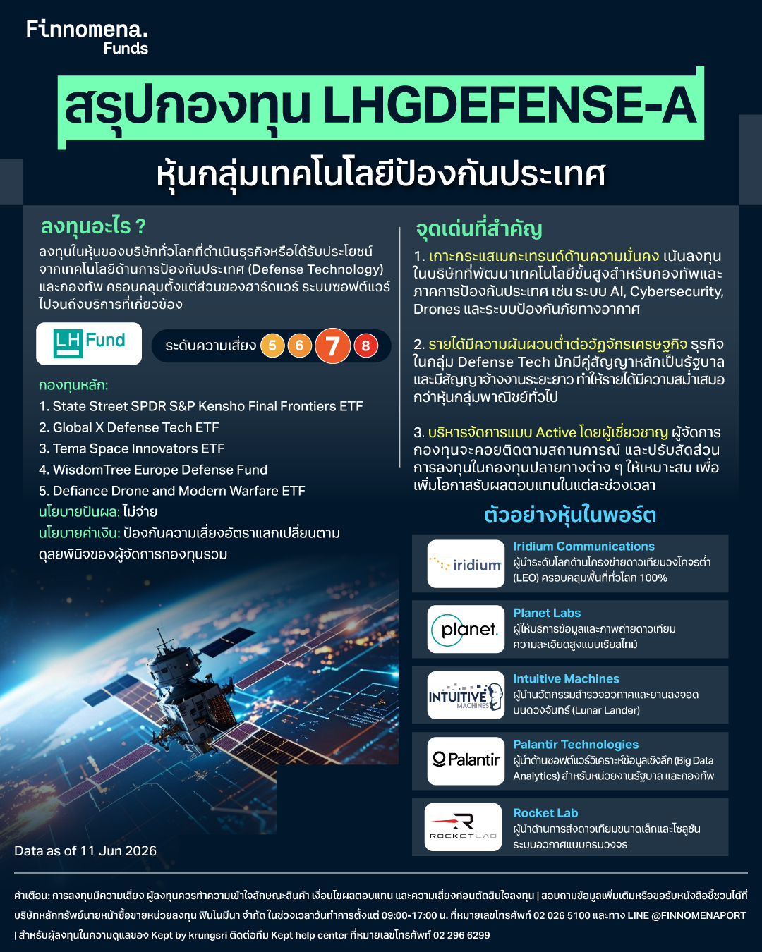 สรุปกองทุน LHGDEFENSE-A