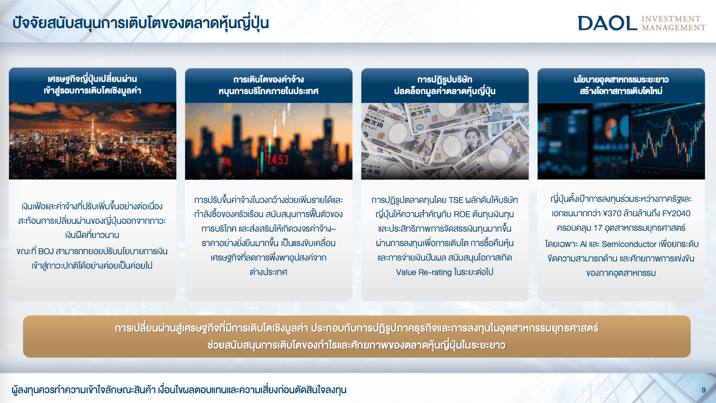 รีวิวกองทุน TOP11JAP เจาะลึก 11 หุ้นญี่ปุ่น ขับเคลื่อนเศรษฐกิจแดนอาทิตย์อุทัย